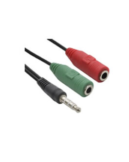 Cable Adapatador 3.5mm a Micrófono y Audio