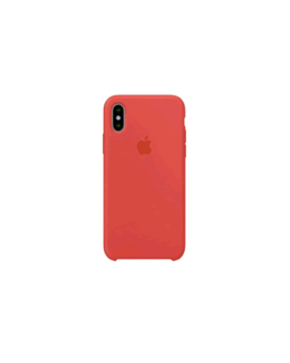 Silicone Case para Iphone X/Xs Color Rojo + Vidrio