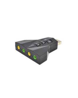 Tarjeta de sonido USB 7.1 plus